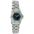 Women's Royale Stainless Steel Bracelet Watch W/ Blue Dial